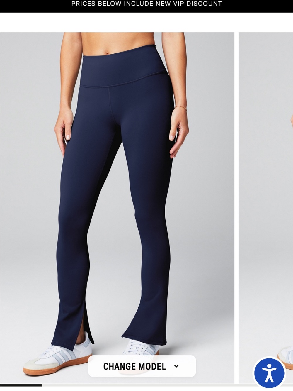 Fabletics Define Powerhold Split Hem Legging